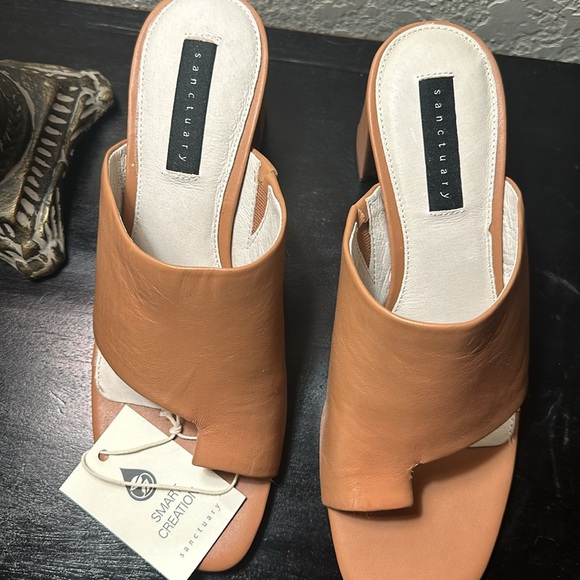 Sanctuary size 8.5 tan leather NWT heels - Picture 4 of 4